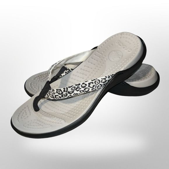 Womens Crocs Santa Fe Surf Flip Flops Size 10 - Picture 1 of 5